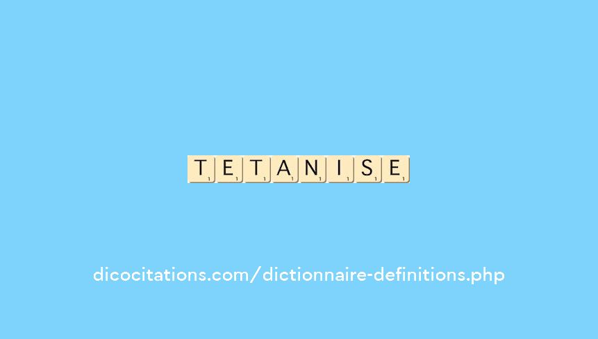tetanise