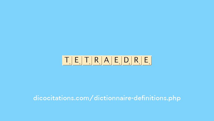 tetraedre