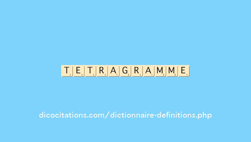 tetragramme tetragramme