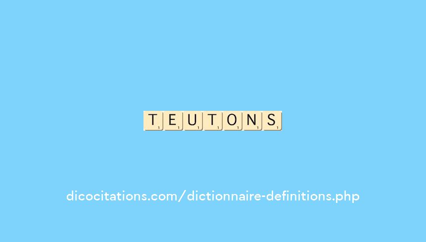 teutons teutons