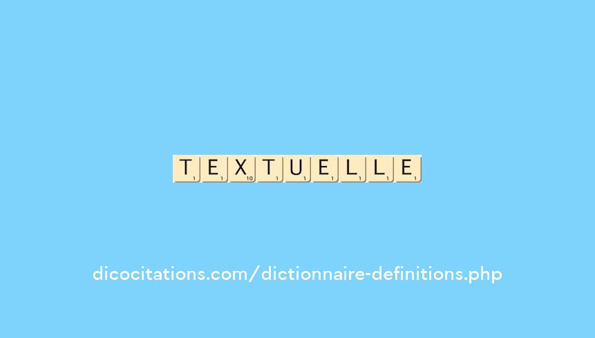 textuelle textuelle