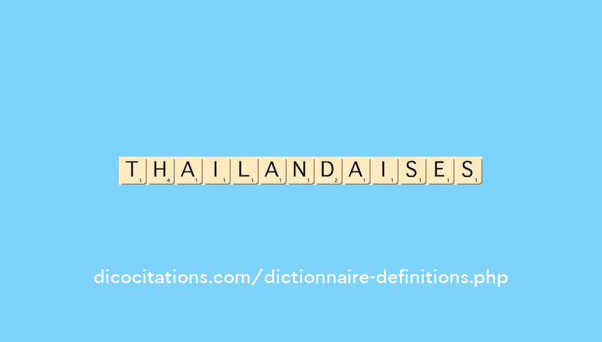 thailandaises thailandaises