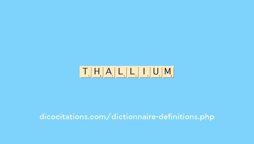 thallium thallium
