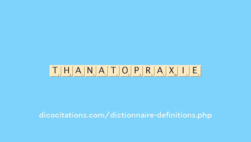 thanatopraxie thanatopraxie