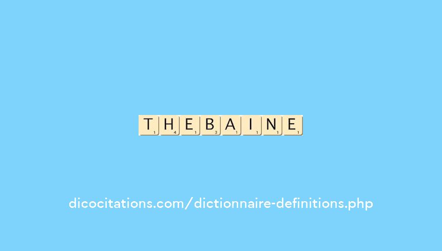 thebaine
