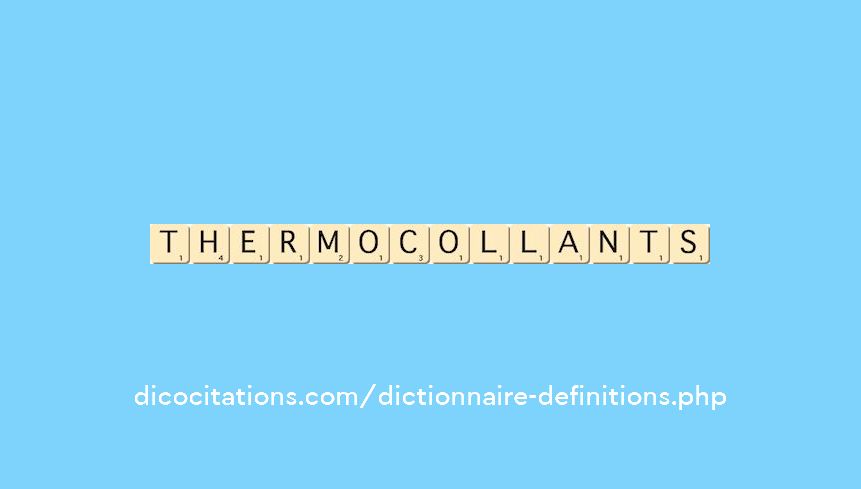 thermocollants thermocollants
