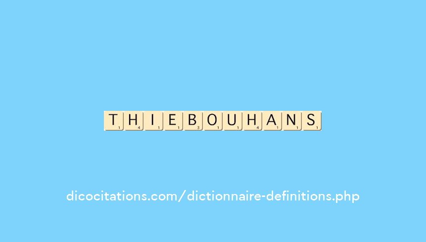 thiebouhans thiebouhans