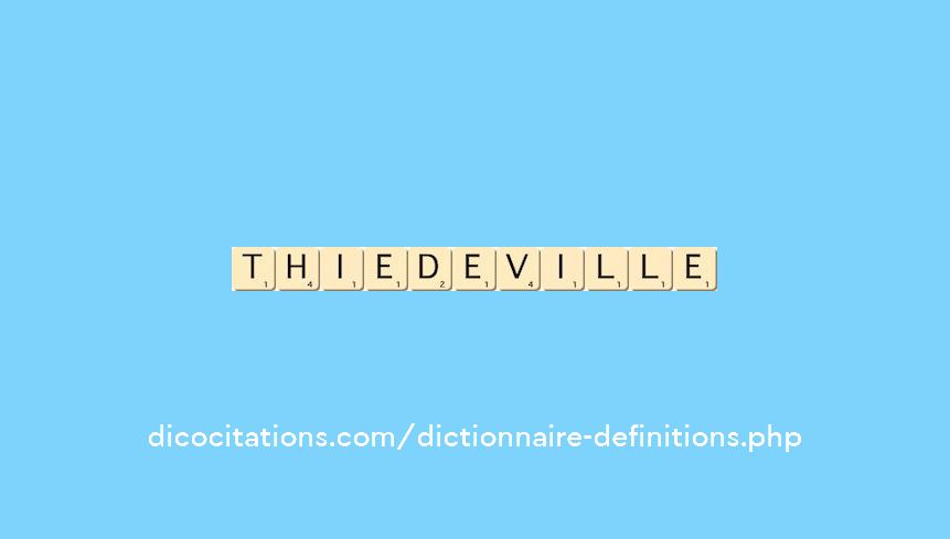 thiedeville thiedeville
