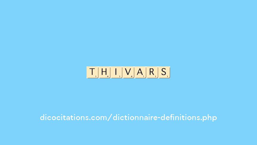 thivars