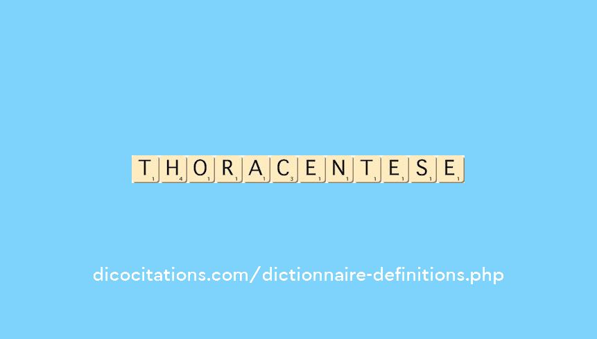 thoracentese thoracentese