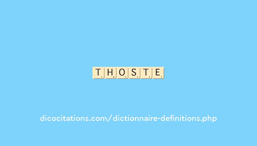 thoste