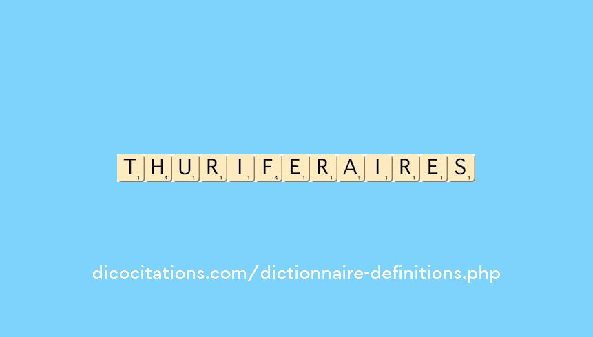 thuriferaires thuriferaires