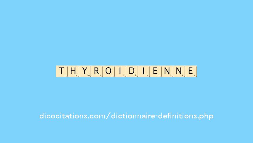 thyroidienne