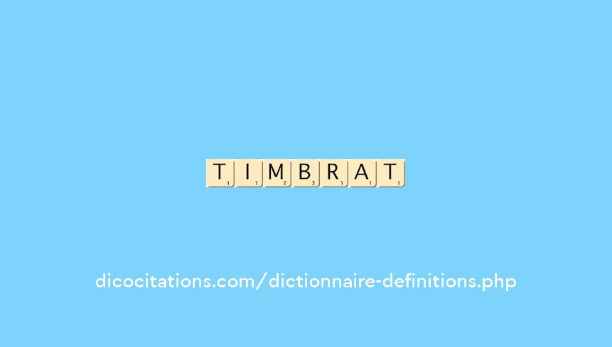 timbrat timbrat