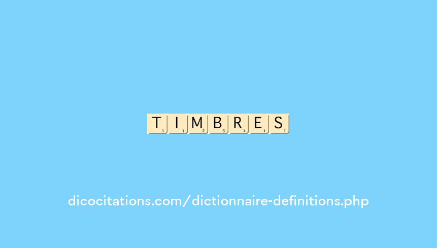 timbres