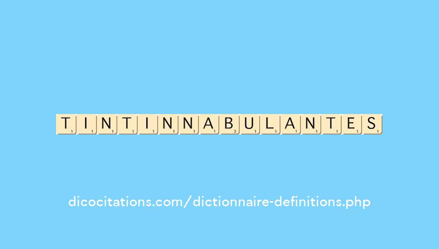 tintinnabulantes tintinnabulantes