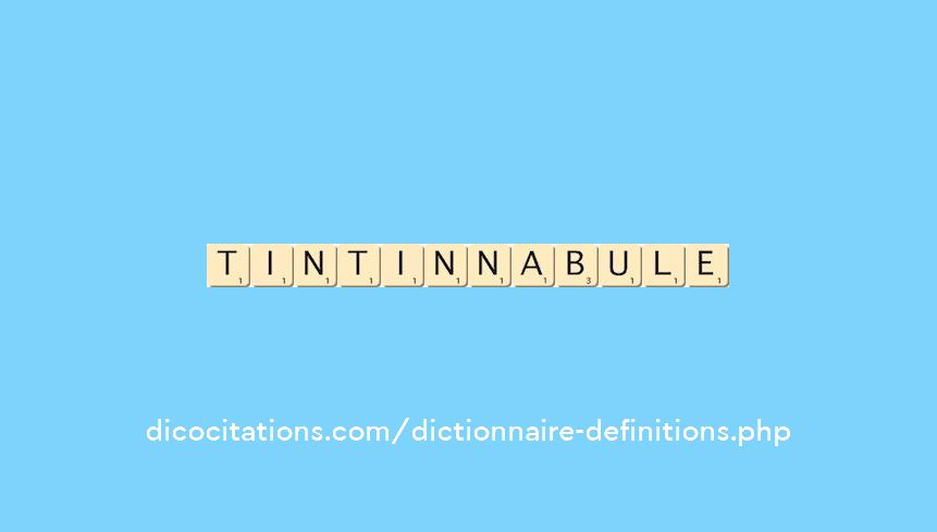 tintinnabule tintinnabule