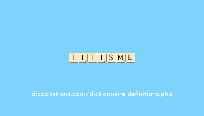 titisme titisme