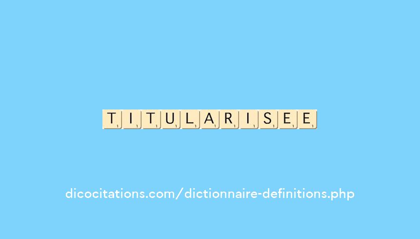 titularisee