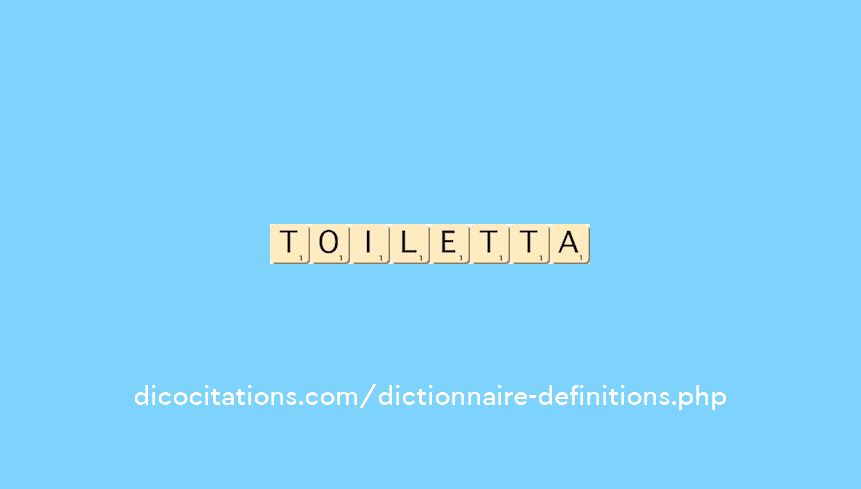 toiletta toiletta
