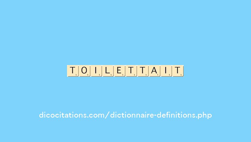 toilettait toilettait