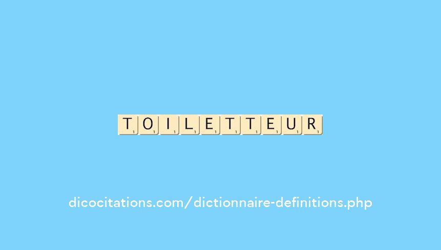 toiletteur