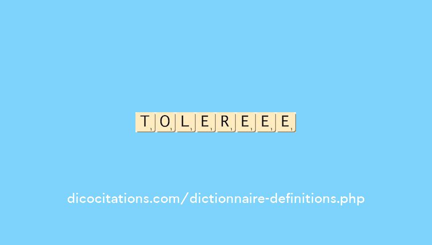 tolere--ee