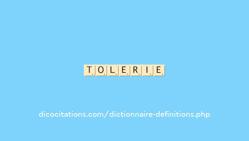 tolerie tolerie