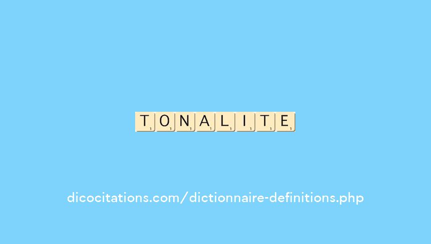 tonalite