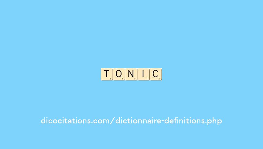 tonic tonic