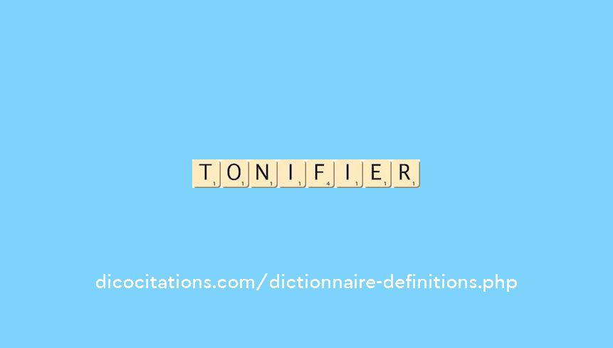 tonifier