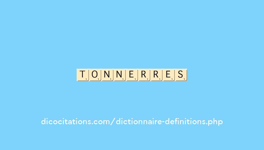 tonnerres