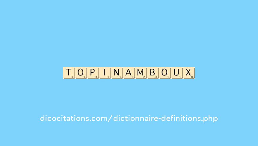 topinamboux