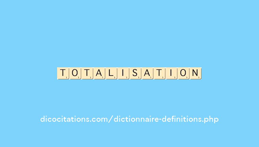 totalisation