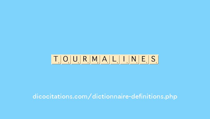 tourmalines tourmalines