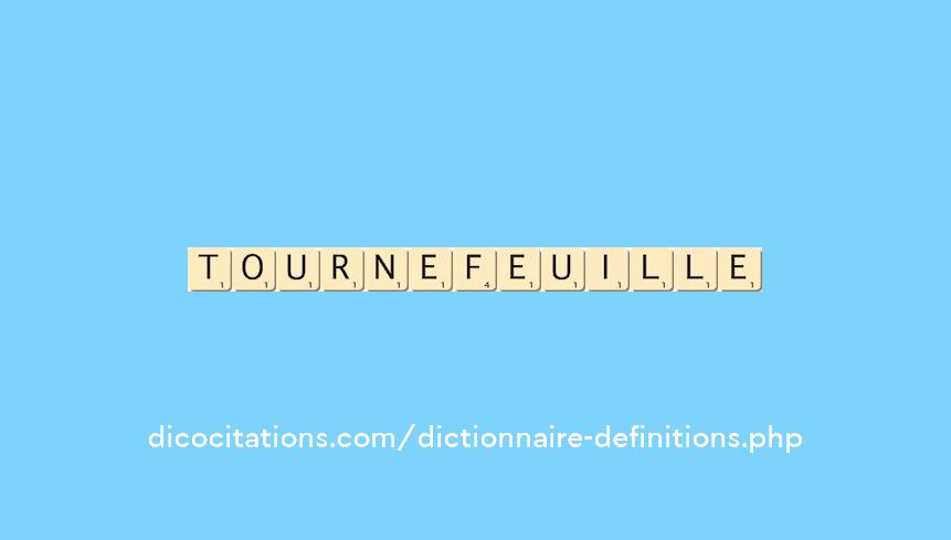 tourne-feuille