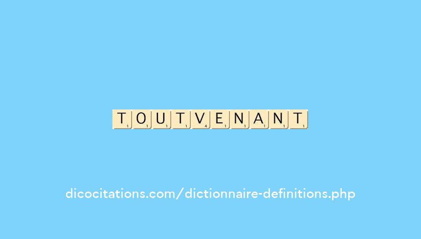 tout-venant