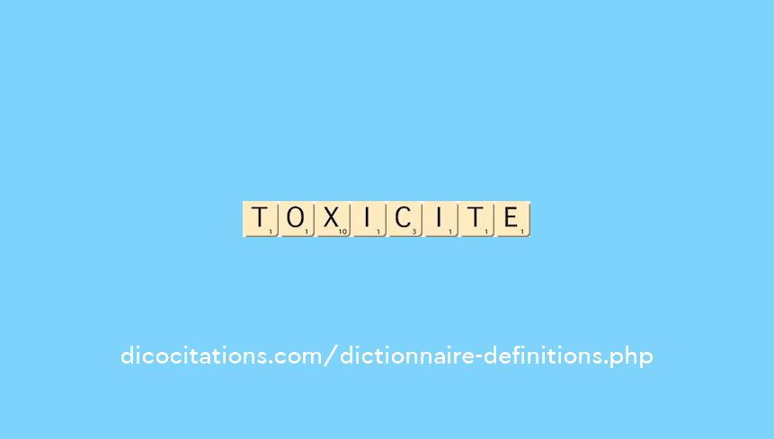 toxicite