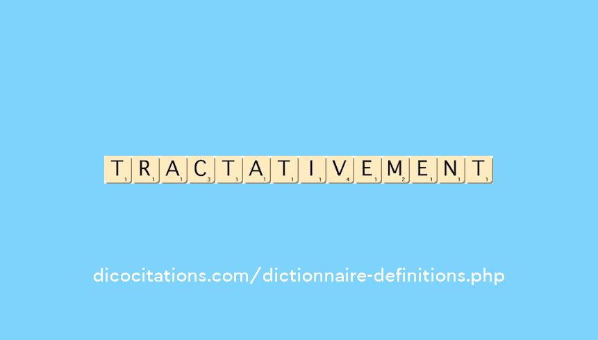 tractativement