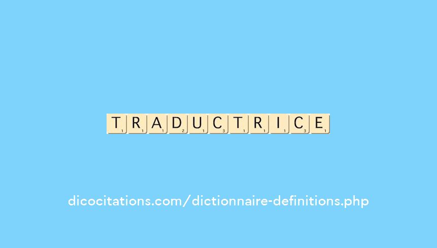 traductrice traductrice