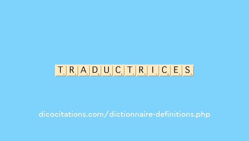 traductrices traductrices