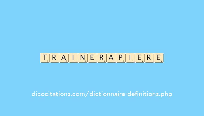 traine-rapiere