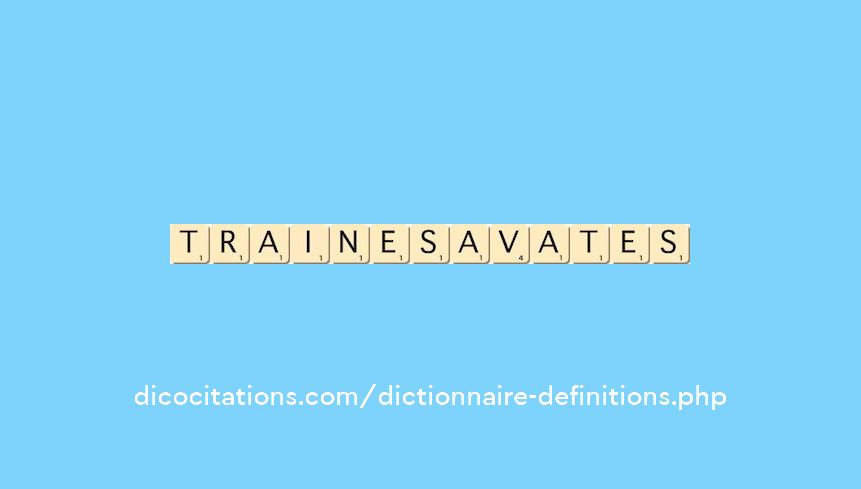 traine-savates