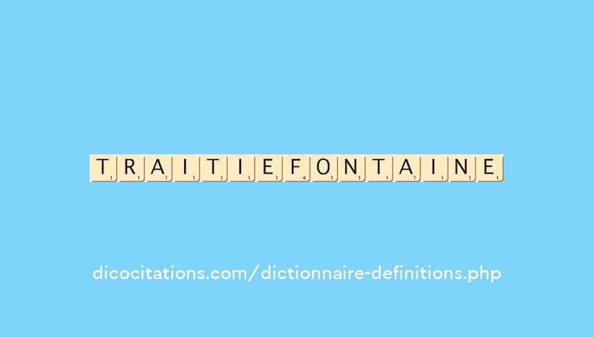 traitiefontaine