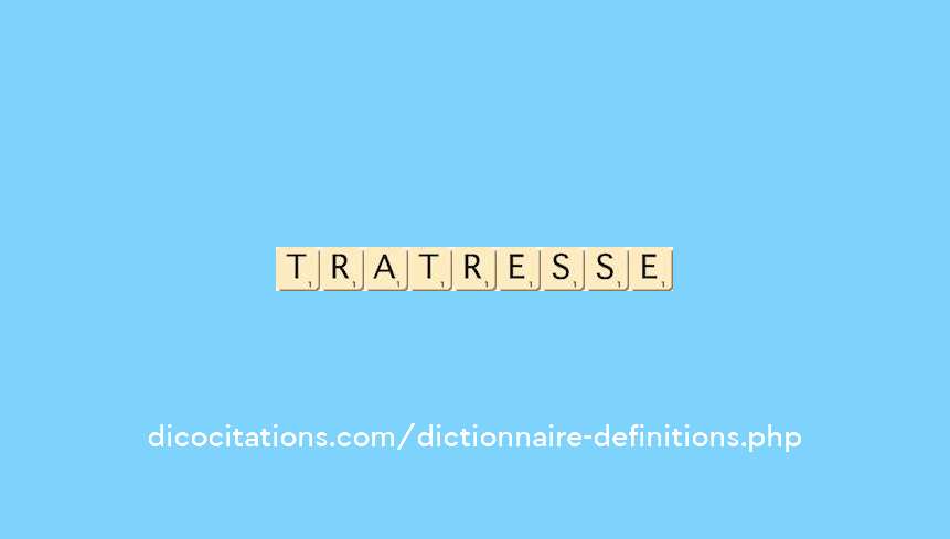 traitresse traitresse