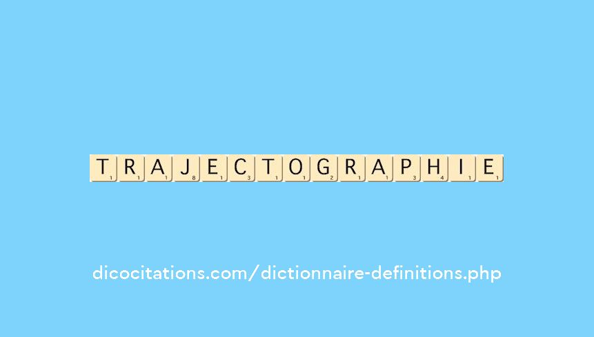 trajectographie trajectographie