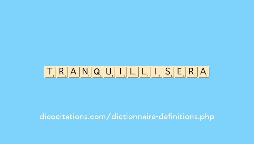 tranquillisera tranquillisera