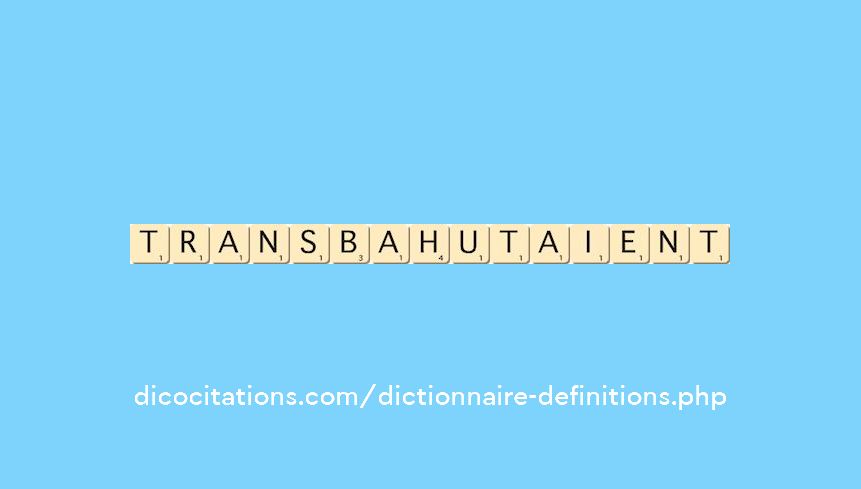 transbahutaient