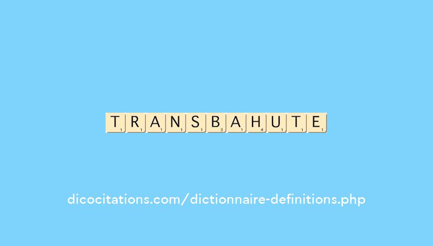 transbahute