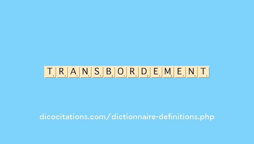 transbordement transbordement